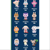 Labubu The Monsters Animals Series Whole Set Brand New With Plastic